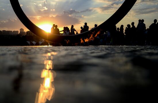 Flame of 1st European Games
