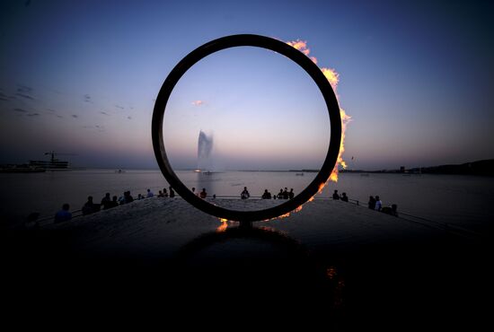 Flame of 1st European Games