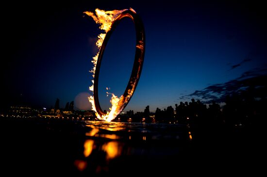 Flame of 1st European Games