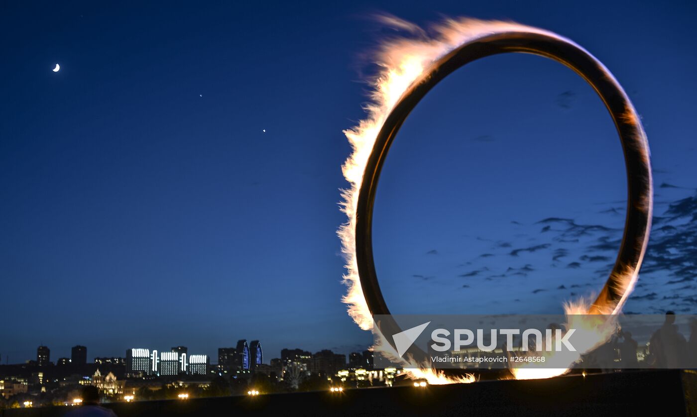 Flame of 1st European Games