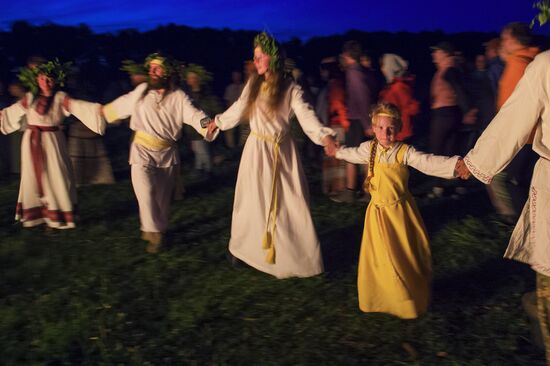 Okunevo village hosts the summer solstice holiday