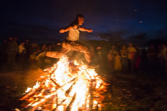 Okunevo village hosts the summer solstice holiday