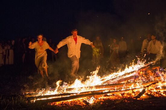 Okunevo village hosts the summer solstice holiday