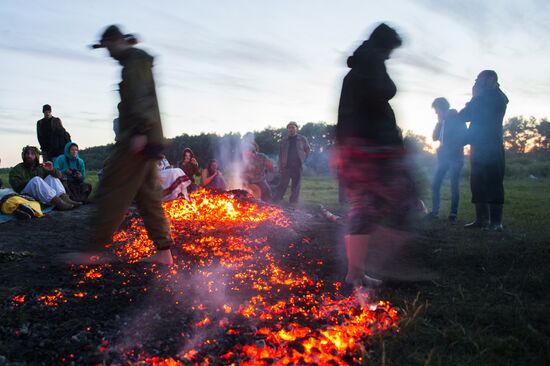 Okunevo village hosts the summer solstice holiday