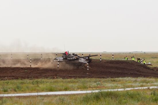 All-army stage of Tank Biathlon competition in Volgograd