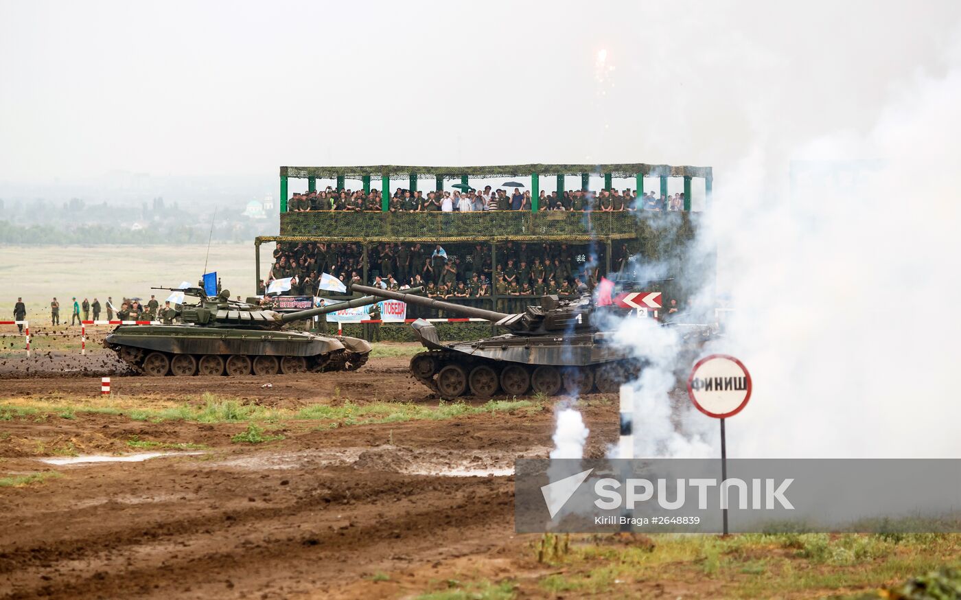 All-army stage of Tank Biathlon competition in Volgograd