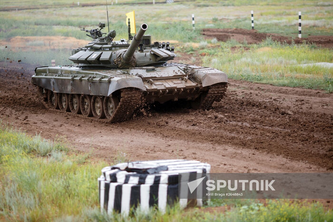 All-army stage of Tank Biathlon competition in Volgograd