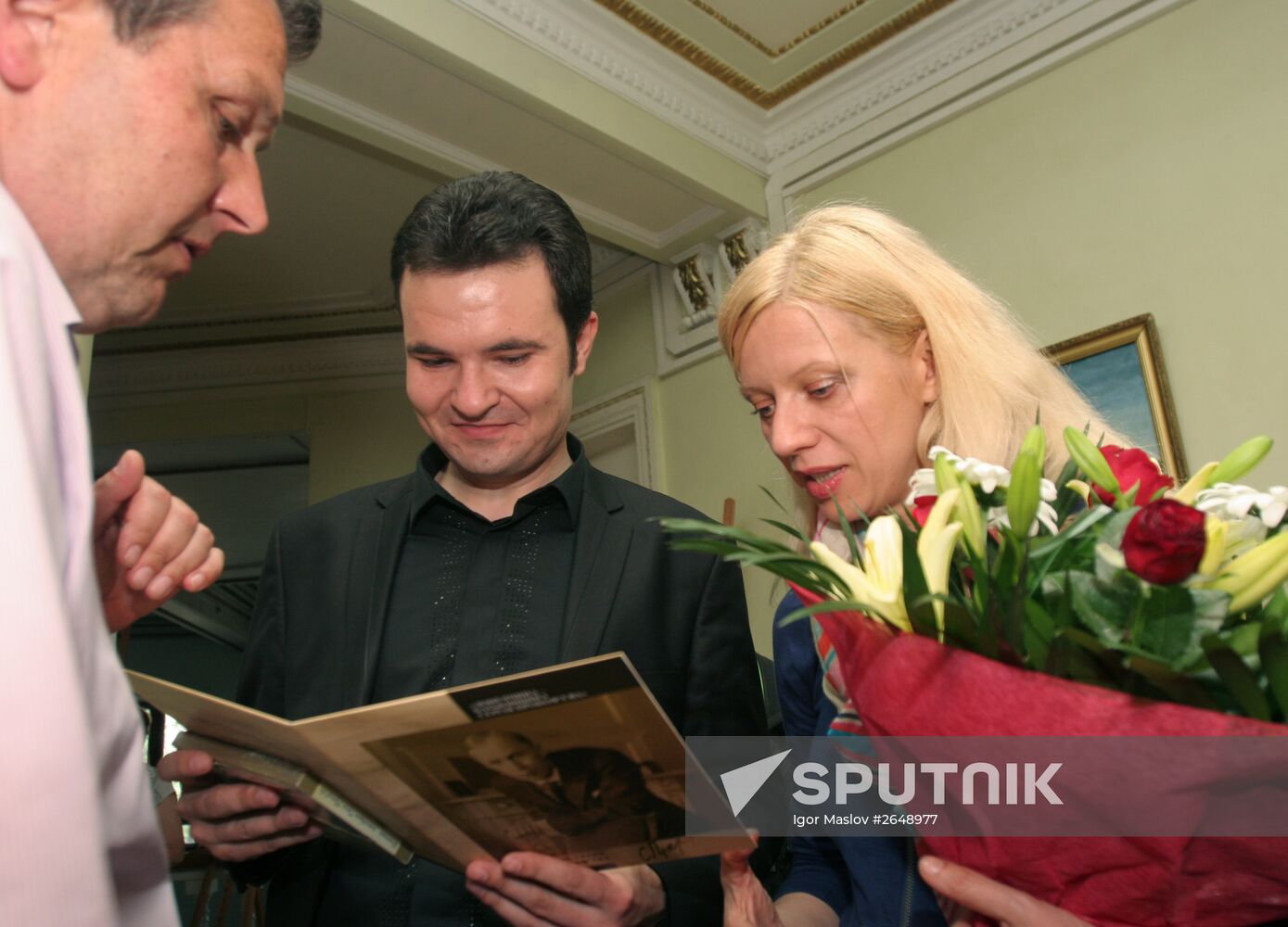 American pianist Valentina Lisitsa in Donetsk