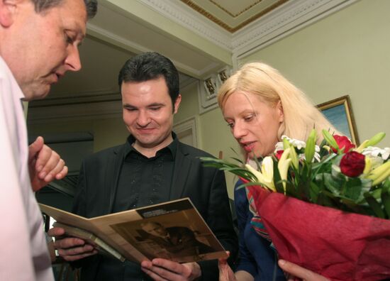 American pianist Valentina Lisitsa in Donetsk