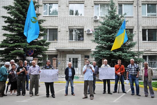 Protest against increased housing and utilities rates in Lvov