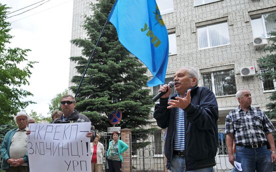 Protest against increased housing and utilities rates in Lvov