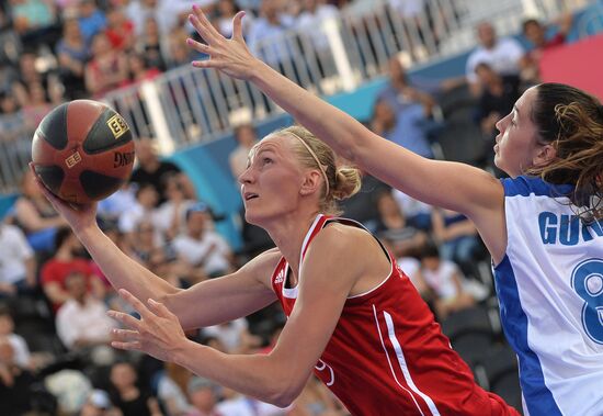 First European Games. 3X3 Basketball Competition. Day One