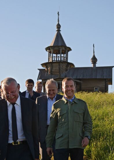 Prime Minister Dmitry Medvedev visits Republic of Karelia