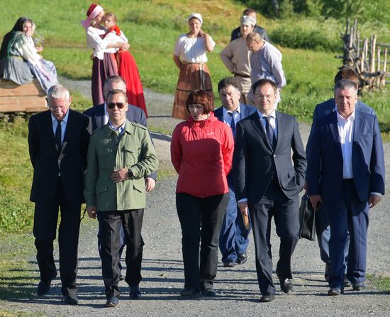 Prime Minister Dmitry medvedev visits Republic of Karelia