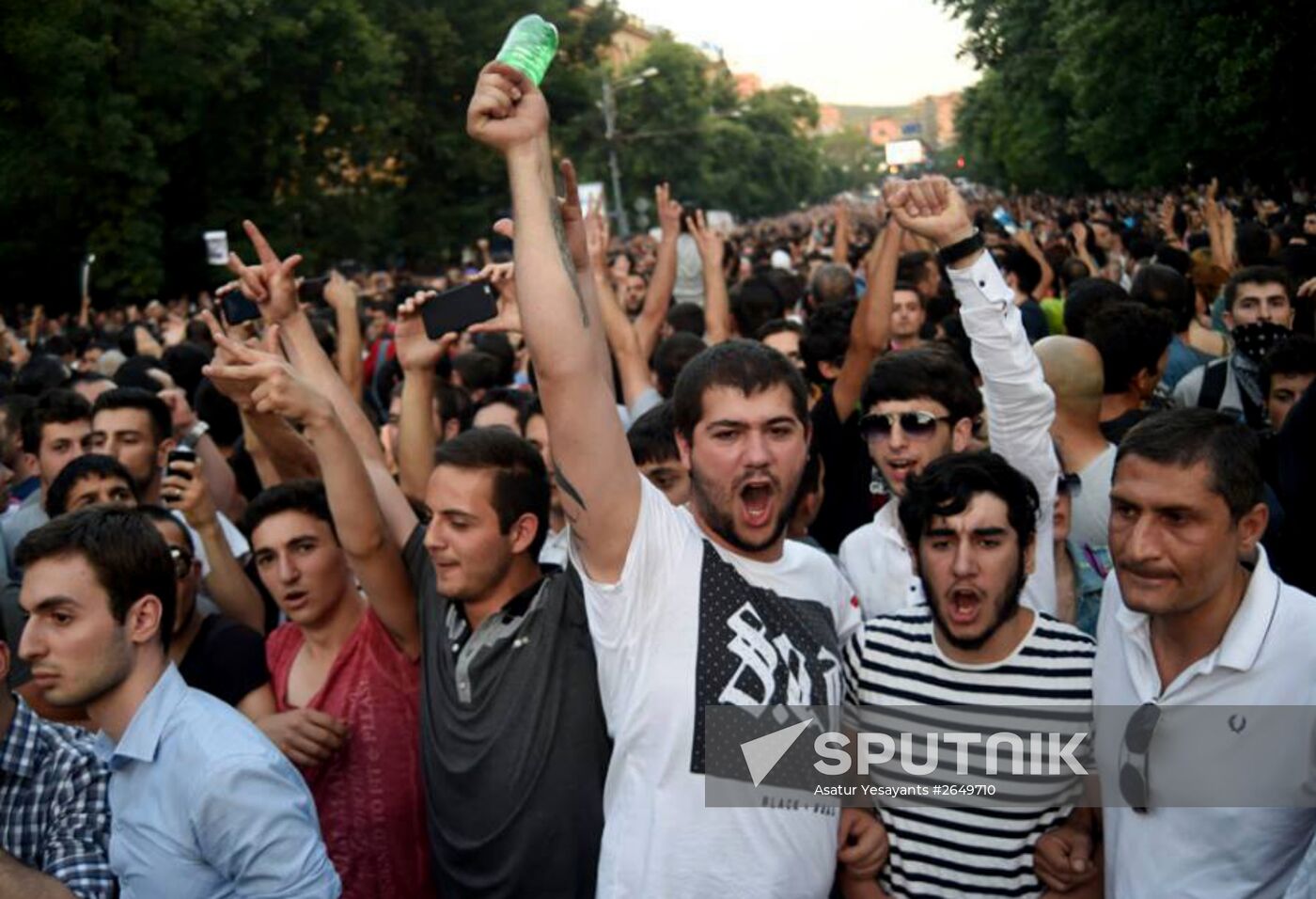 Protest in Yerevan