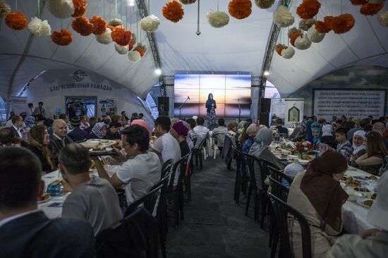 Crimea's party as part of Ramadan Tent charity project