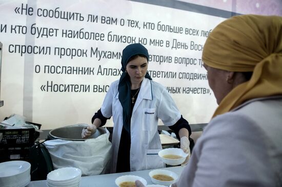 Crimea's party as part of Ramadan Tent charity project