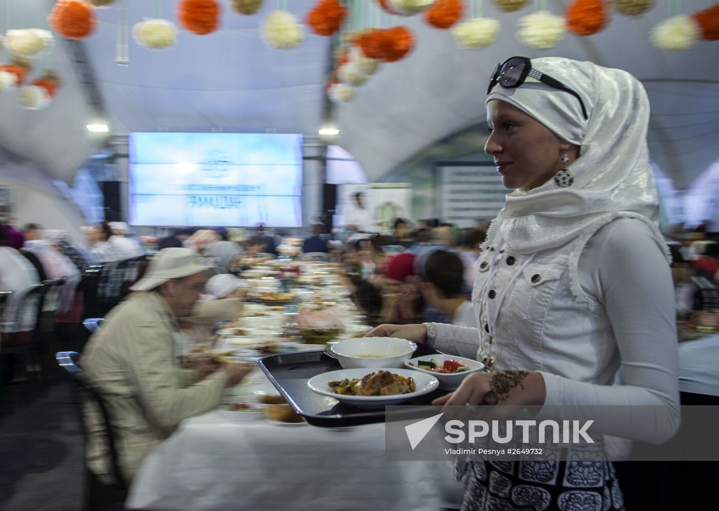 Crimea's party as part of Ramadan Tent charity project