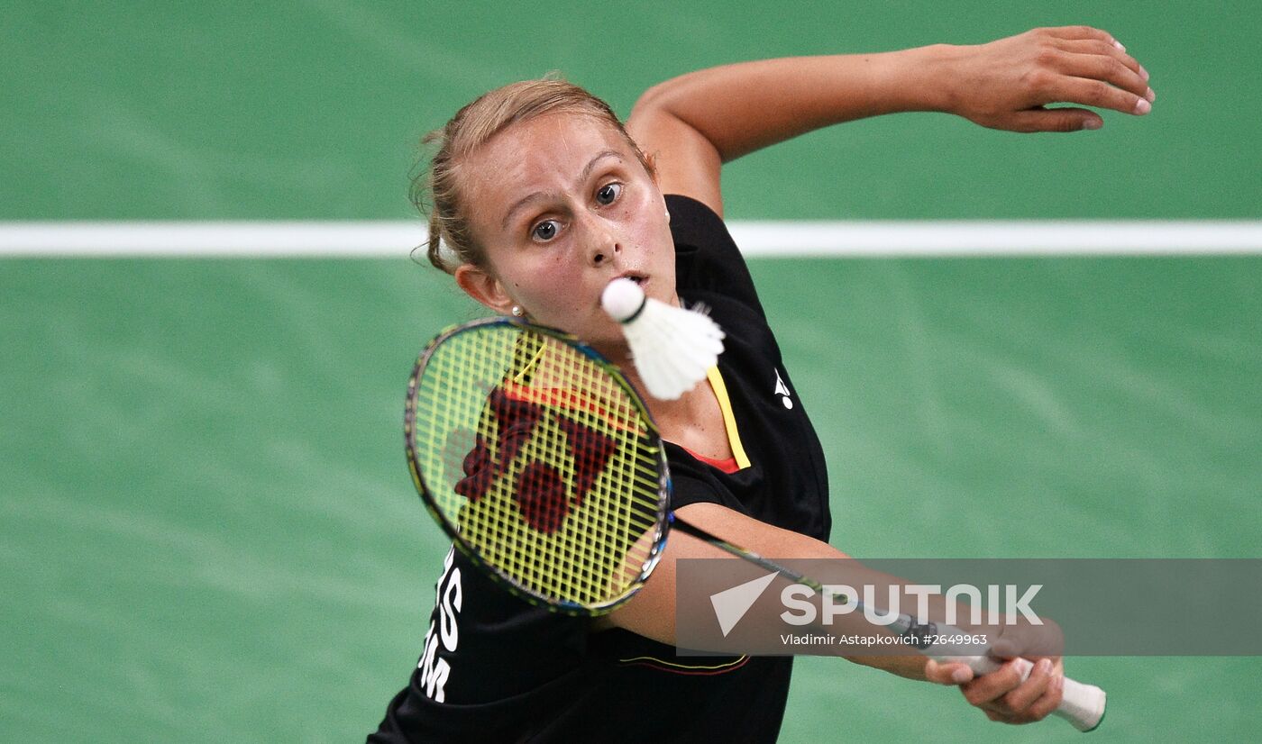 1st European Games. Badminton