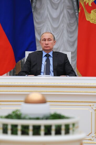 Russian President Vladimir Putin chairs meeting of Presidential Council for Science and Education