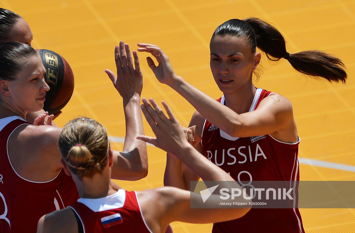 2015 European Games. 3x3 Basketball. Day 2