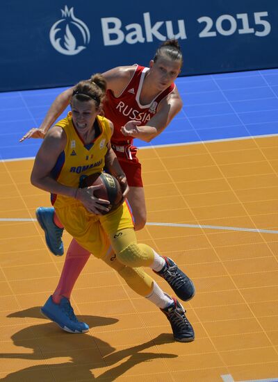 1st European Games. 3 X 3 streetball. Day Two