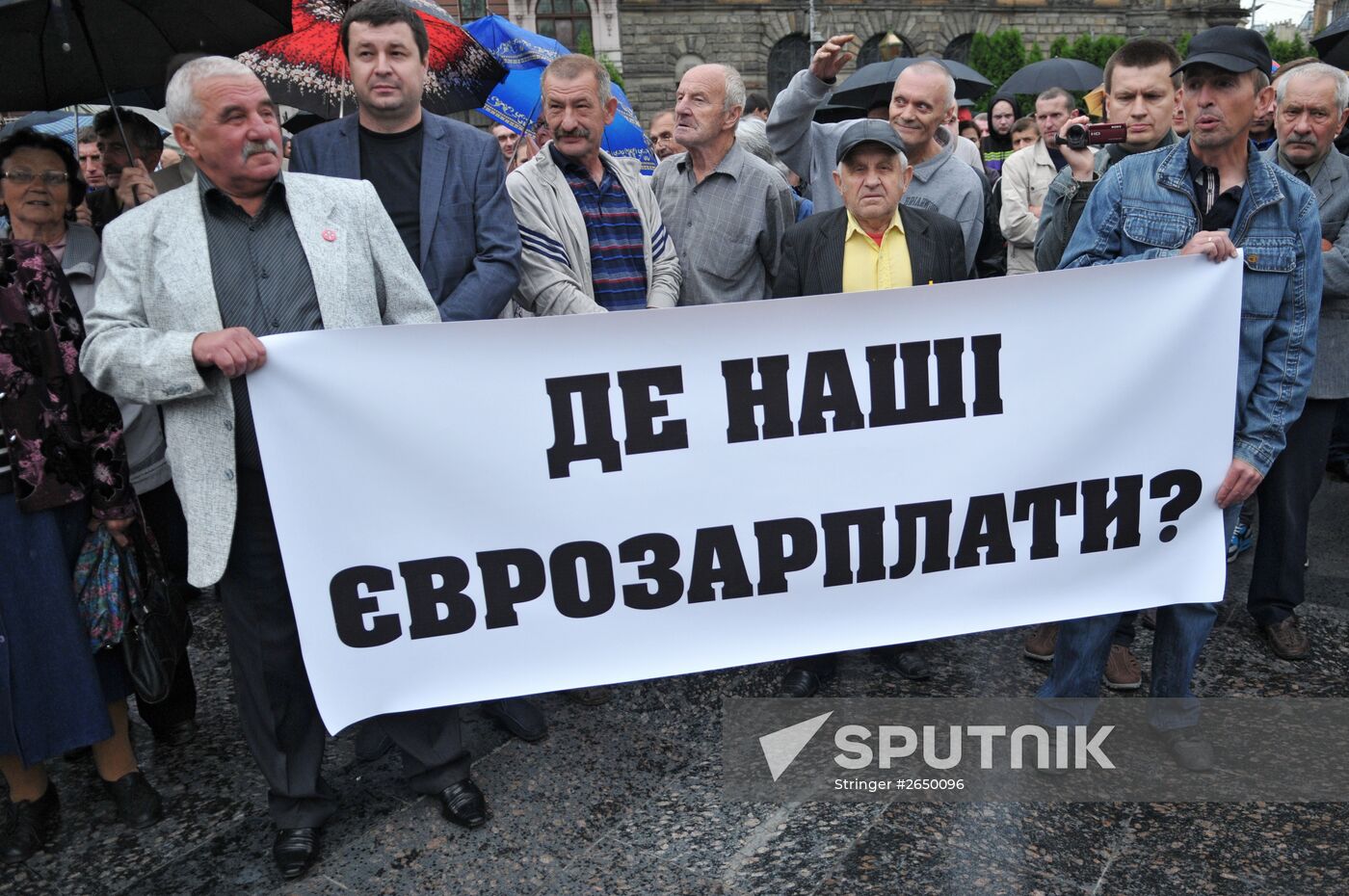 Protests against increased fees in Lvov