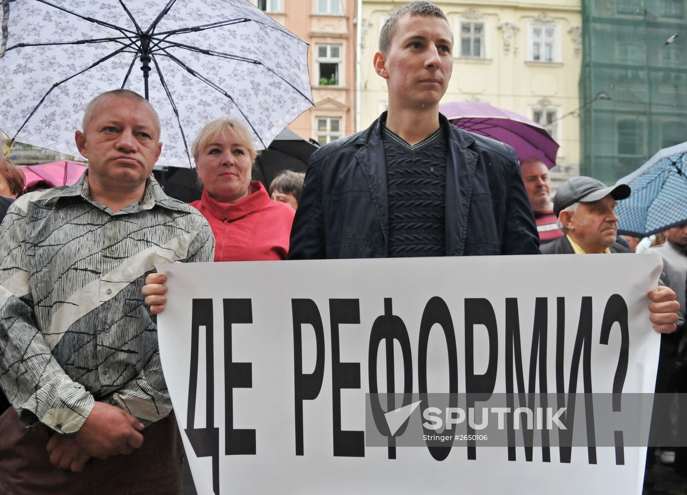 Protests against increased fees in Lvov