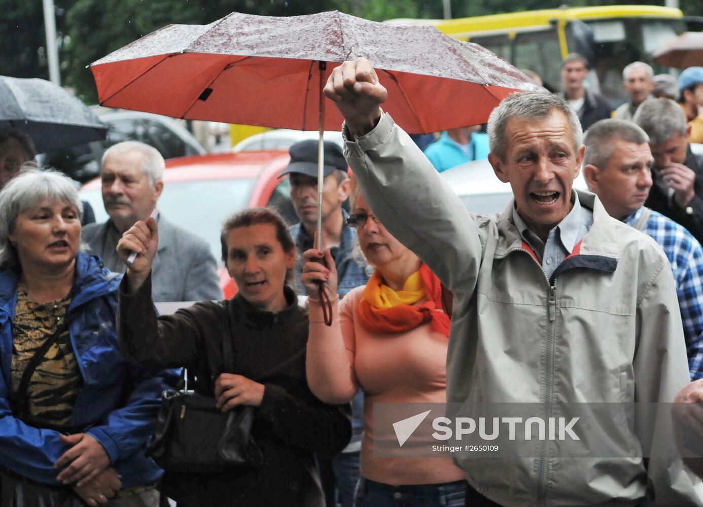 Protests against increased fees in Lvov