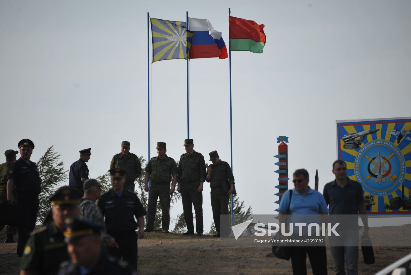 Russian, Belarusian air forces and air-defense forces conduct joint exercise at Telemba center