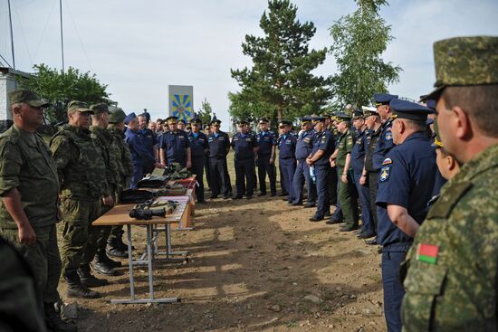 Russian, Belarusian air forces and air-defense forces conduct joint exercise at Telemba center