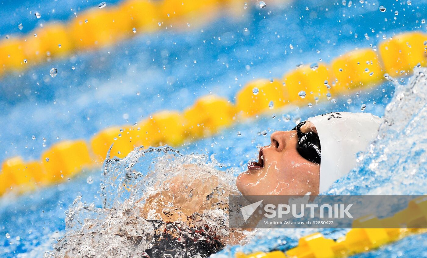 2015 European Games. Swimming. Day Three