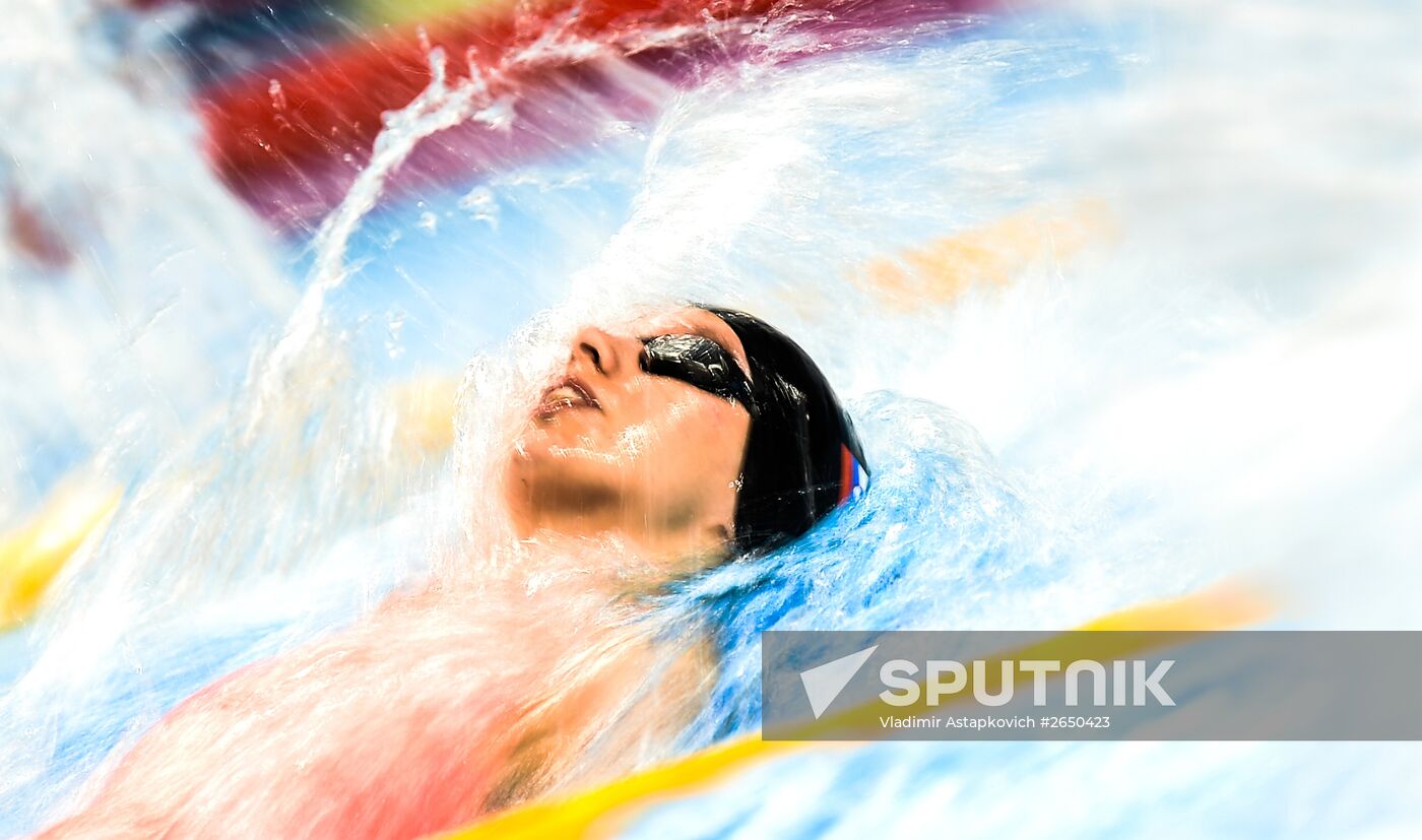 2015 European Games. Swimming. Day Three