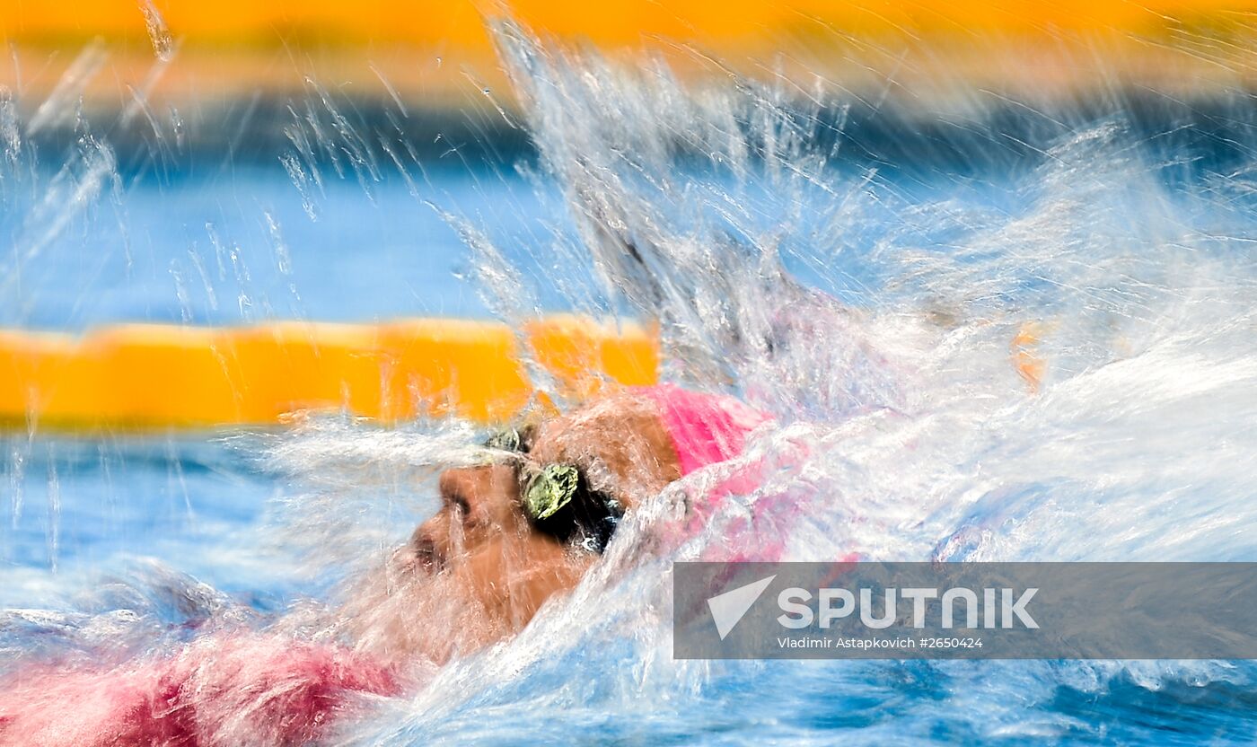 2015 European Games. Swimming. Day Three