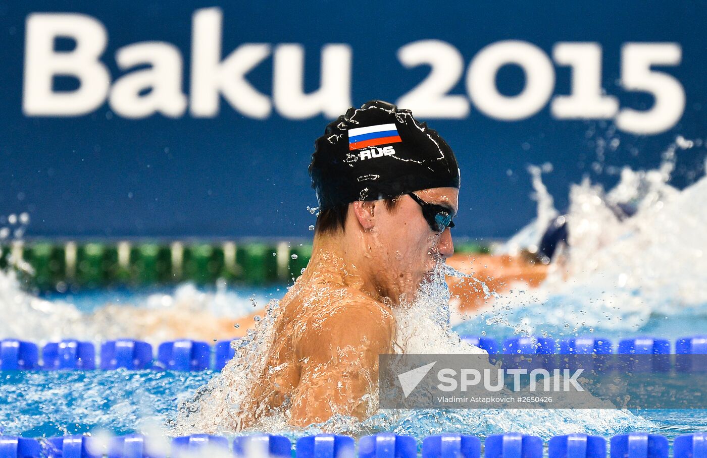 1st European Games. Swimming. Day three