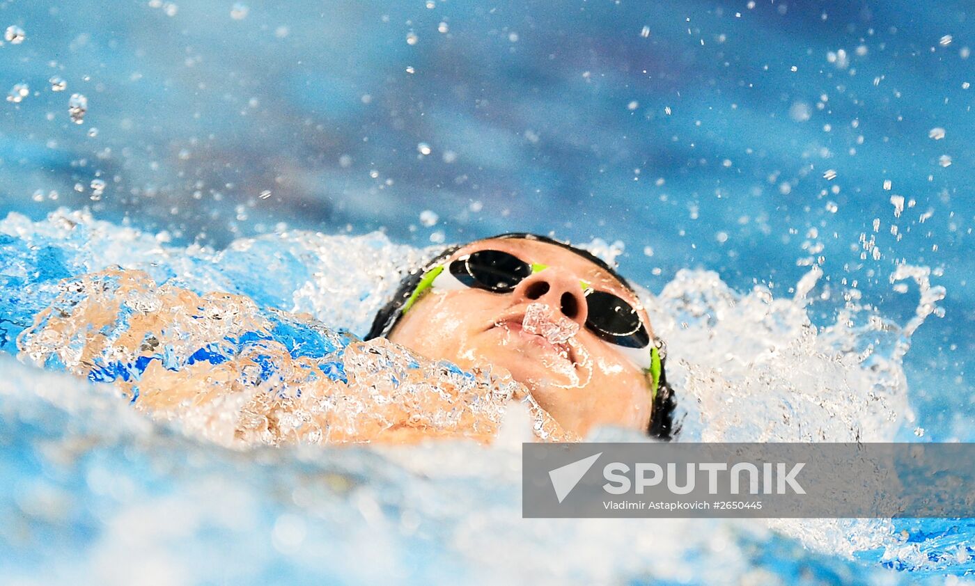 1st European Games. Swimming. Day three
