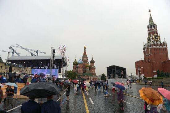 Books of Russia festival on Red Square. Day One