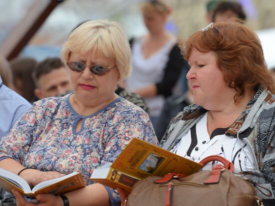 Books of Russia festival on Red Square. Day One