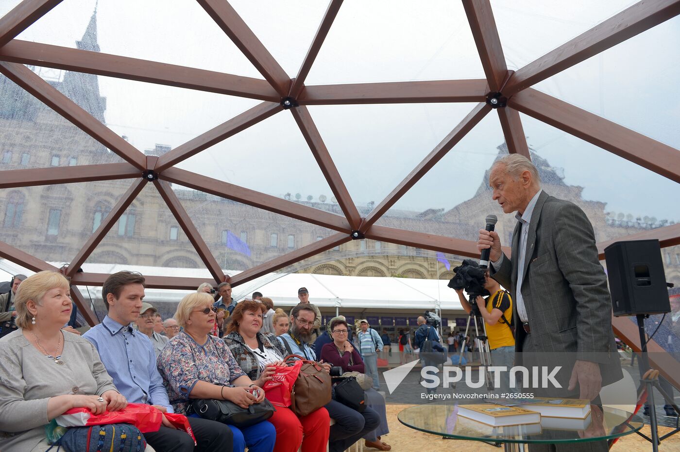 Books of Russia festival on Red Square. Day One