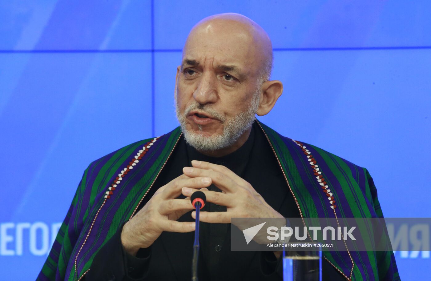Former President of Afghanistan Hamid Karzai