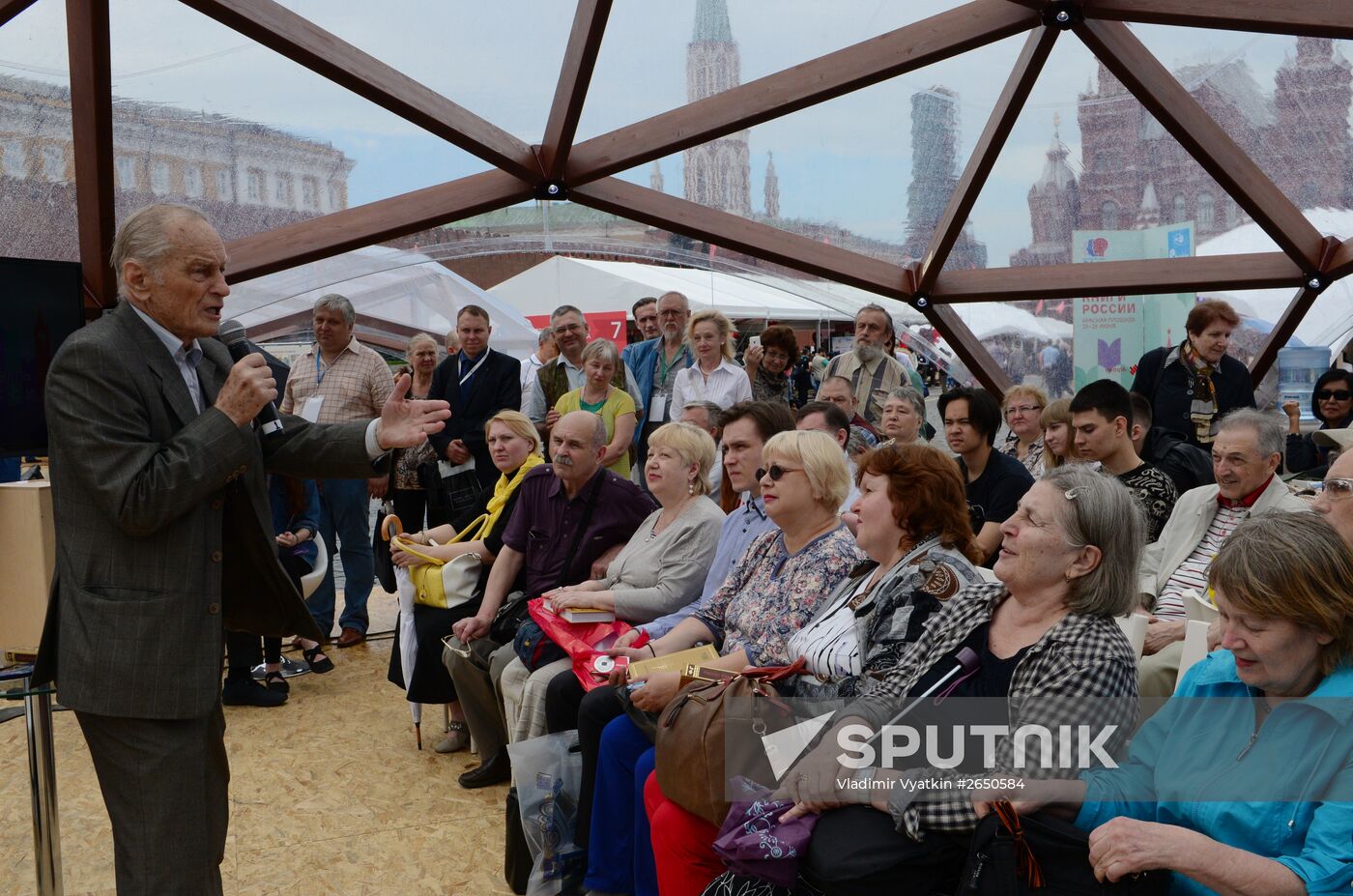 Books of Russia festival on Red Square. Day One