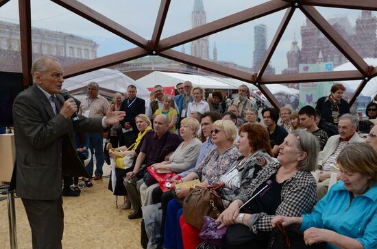 Books of Russia festival on Red Square. Day One