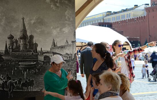 Books of Russia festival on Red Square. Day One