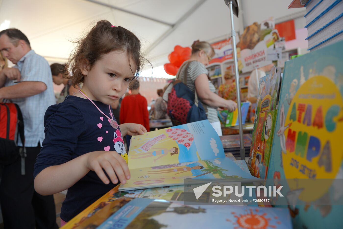 Books of Russia festival on Red Square. Day One