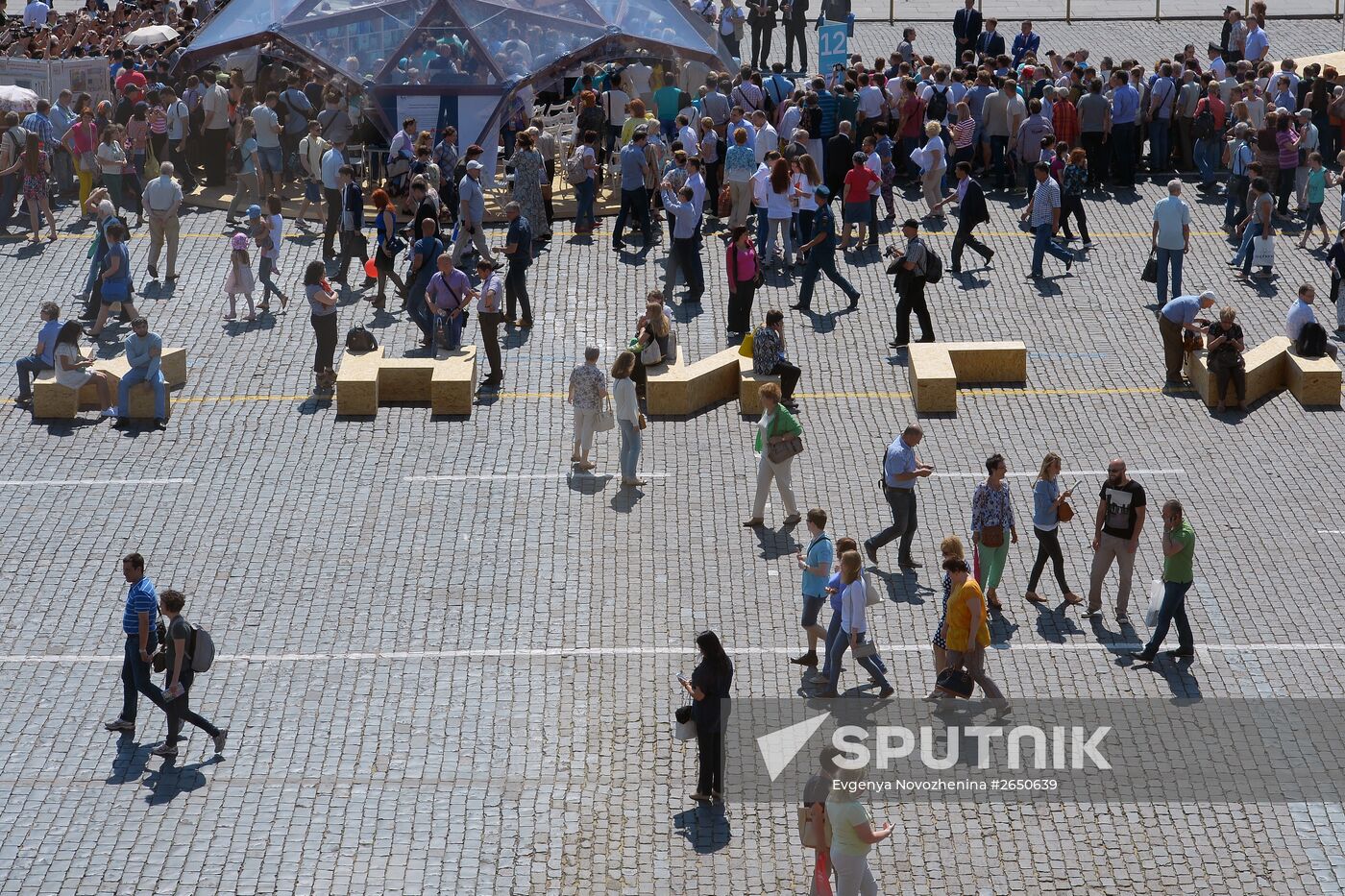 Books of Russia festival on Red Square. Day One