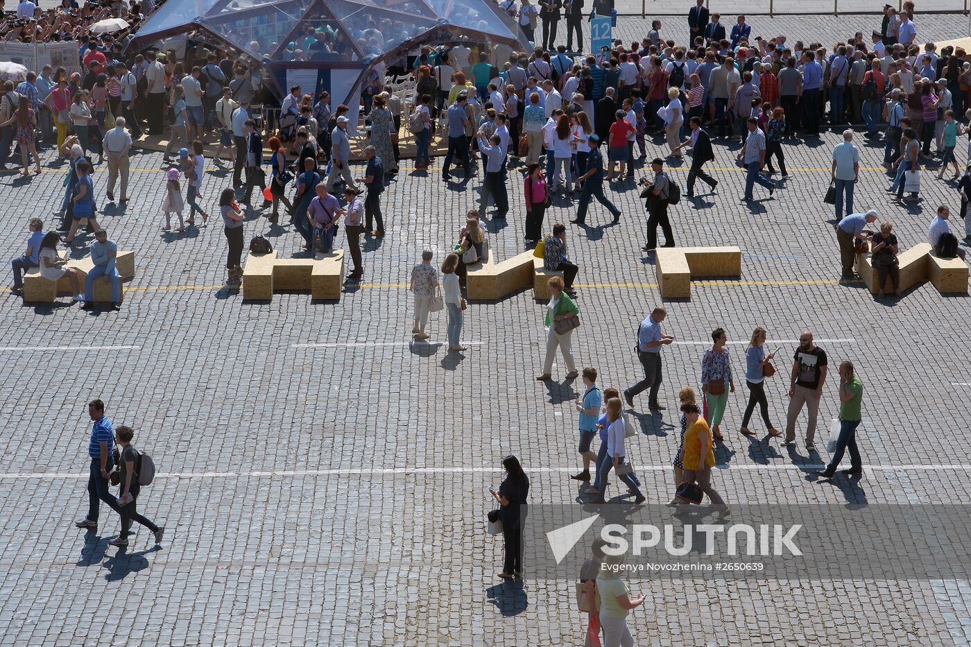 Books of Russia festival on Red Square. Day One