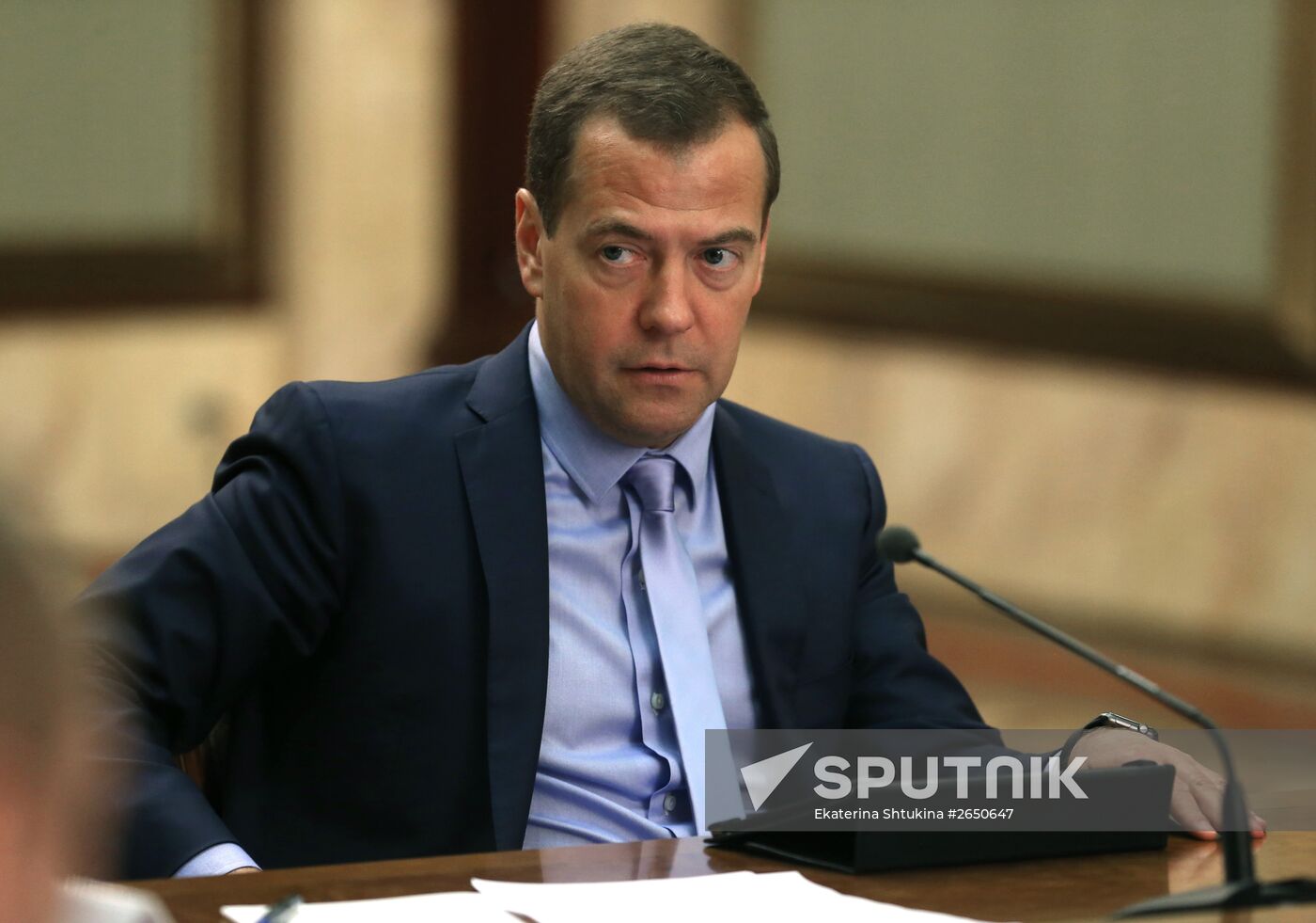Prime Minister Dmitry Medvedev chairs government commission meeting