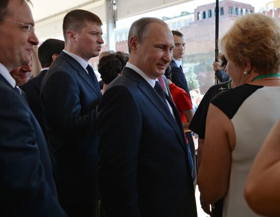 Books of Russia festival on Red Square. Day One