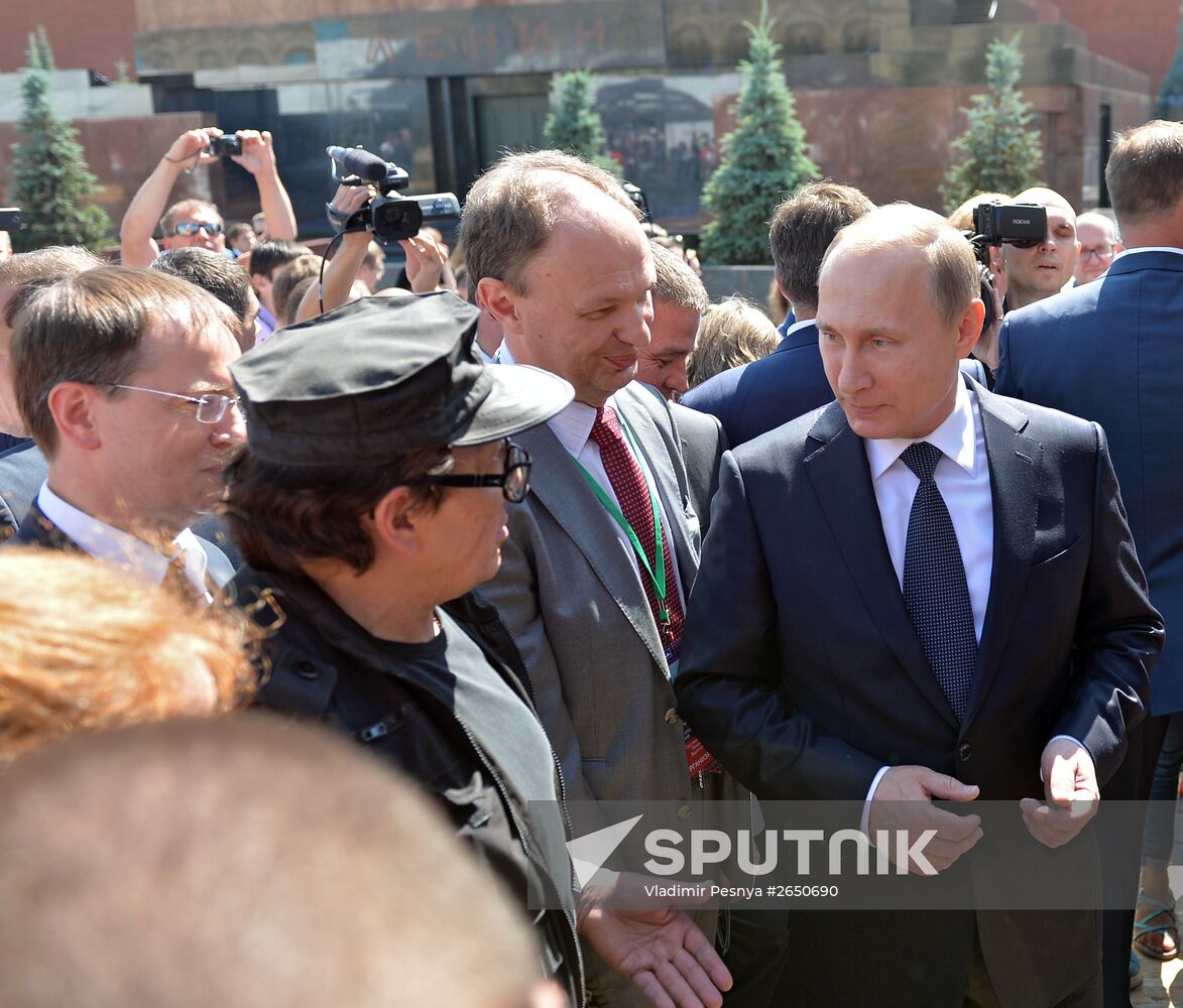 Books of Russia festival on Red Square. Day One