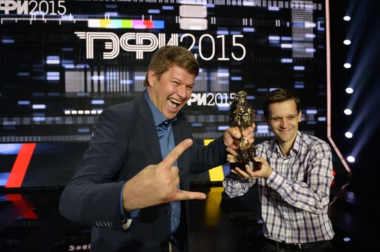 Russian Academy of Television’s TEFI Awards ceremony in the Daytime Broadcasts and Evening Prime Time categories